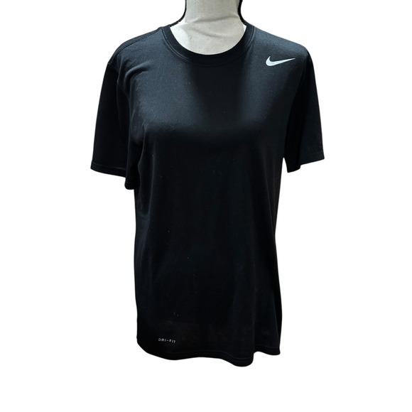 Nike Dri Fit Mens Black Short Sleeve Athletic T Shirt Size S - Picture 1 of 8